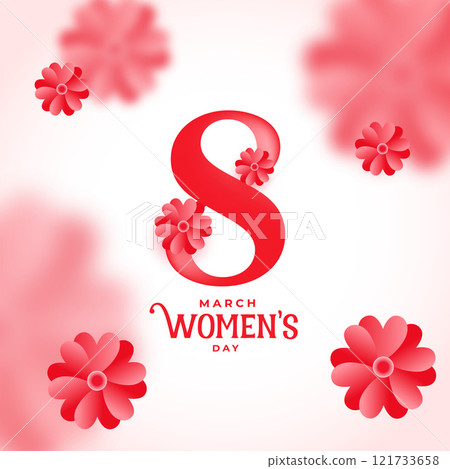 happy womens day floral greeting wishes background happy womens day floral greeting wishes background 121733658