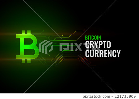 bitcoin concept background with circuit lines bitcoin concept background with circuit lines 121733909