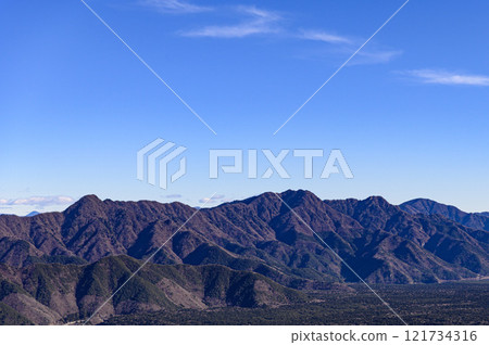 冬季禦坂山、大嶽山～鬼嶽山脈、青木原森林（龍山景觀） 121734316