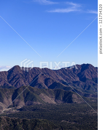 冬季禦坂山、大嶽山～鬼嶽山脈、青木原森林（龍山景觀） 121734320