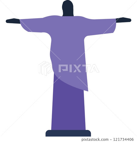 Statue of Jesus Christ in Rio de Janeiro icon 121734406