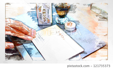 素描風格素描插畫文具店文具店文具店文具銷售 素描風格素描插畫文具店文具店文具店文具銷售 121735373
