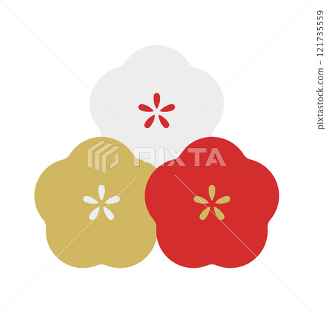 Simple plum illustration 121735559