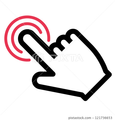 Mouse cursor click icon 121736653