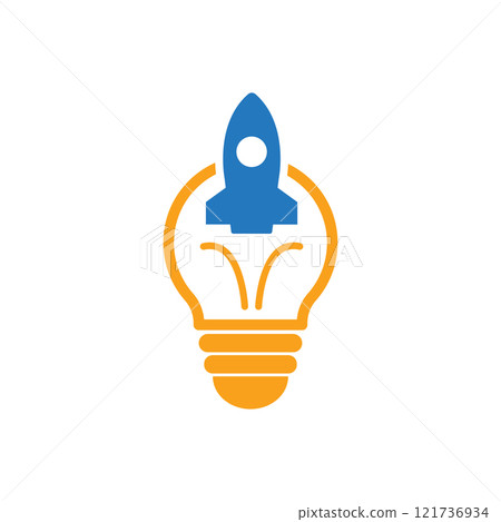Rocket logo icon Rocket logo icon 121736934