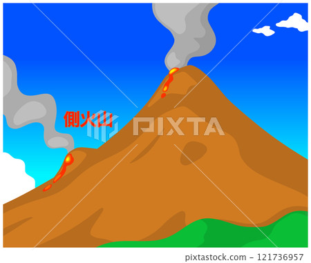 Side volcano 121736957