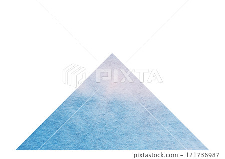 Mount Fuji made of Japanese paper 121736987