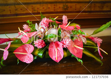 夏威夷皇家夏威夷酒店鮮花盛開 夏威夷皇家夏威夷酒店鮮花盛開 121737036