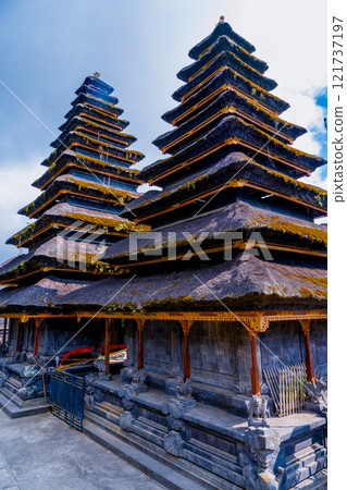 Innijiao Island - October 22, 2024: Bushaji Temple Complex, Agong Bushaji Temple. The most important Indian temple on Gai Island. Innijiao Island - October 22, 2024: Bushaji Temple Complex, Agong Bushaji Temple. The most important Indian temple on Gai Island. 121737197