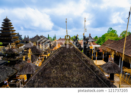 Innijiao Island - October 22, 2024: Bushaji Temple Complex, Agong Bushaji Temple. The most important Indian temple on Gai Island. Innijiao Island - October 22, 2024: Bushaji Temple Complex, Agong Bushaji Temple. The most important Indian temple on Gai Island. 121737205