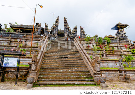 Innijiao Island - October 22, 2024: Bushaji Temple Complex, Agong Bushaji Temple. The most important Indian temple on Gai Island. Innijiao Island - October 22, 2024: Bushaji Temple Complex, Agong Bushaji Temple. The most important Indian temple on Gai Island. 121737211