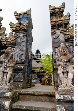 Innijiao Island - October 22, 2024: Bushaji Temple Complex, Agong Bushaji Temple. The most important Indian temple on Gai Island. 121737222
