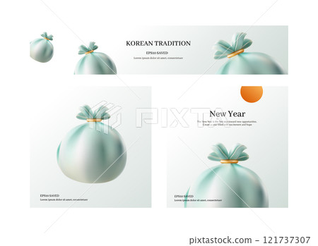 Traditional Korean Gift Bags for New Year Celebrations Traditional Korean Gift Bags for New Year Celebrations 121737307