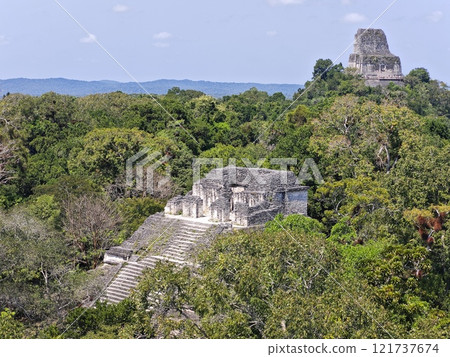 蒂卡爾瑪雅遺址瓜地馬拉叢林 121737674