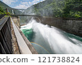 Takizawa Dam spillway discharge 121738824