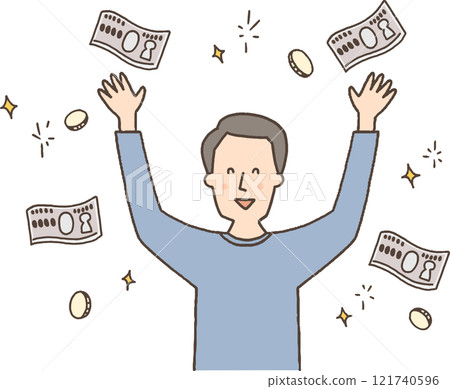 Money making men monochromatic Money making men monochromatic 121740596