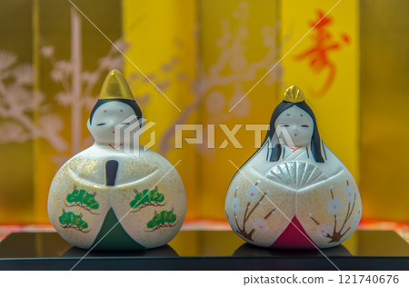 女兒節 女兒節與金屏風的形象 121740676