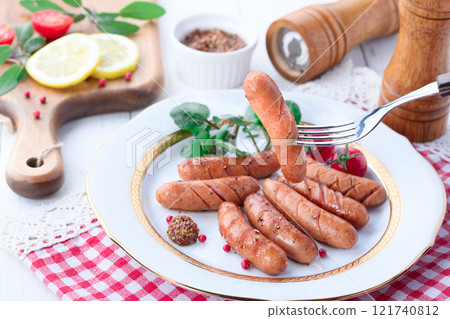 Coarse ground wiener sausage 121740812