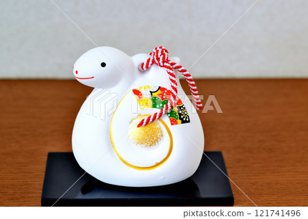 New Year's material: Year of the snake, Zodiac clay bell 121741496