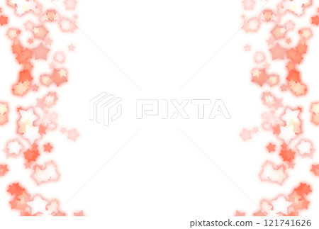 紅色閃光閃閃發光的星星背景 121741626