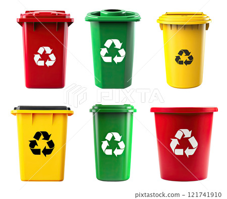 Recycling Bins 121741910