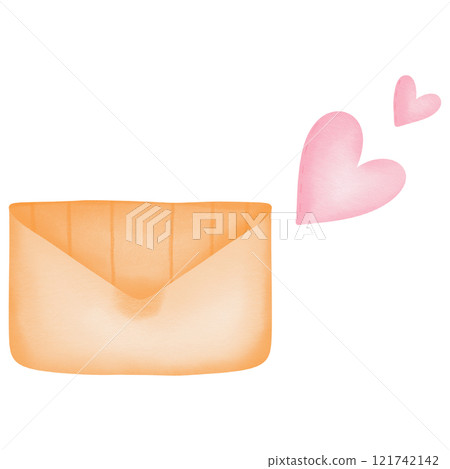 Love letter hand drawn illustration Love letter hand drawn illustration 121742142