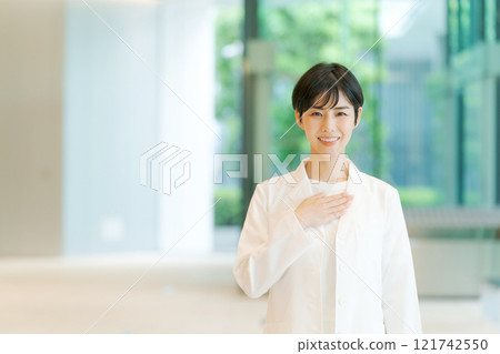 A young lady in white A young lady in white 121742550