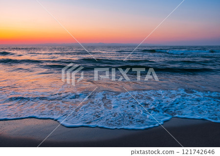 黃昏的大海 121742646