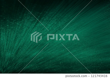 The image is of a blue-green Milky Way stardust band floating in a dark night sky, as if lit up from below. 121743416