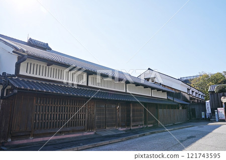 京都、伏見、清酒釀造街景、大倉家的主宅（初冬） 121743595