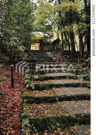 Autumn leaves of Togansuji Temple Autumn leaves of Togansuji Temple 121743605