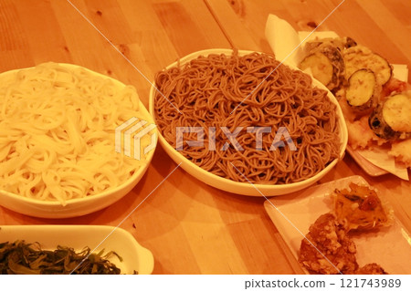 New Year's Eve soba and meal New Year's Eve soba and meal 121743989