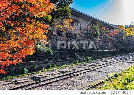 The streets of Kyoto autumn 121744034