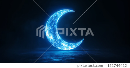 3D全息影像的地月球图片 121744412