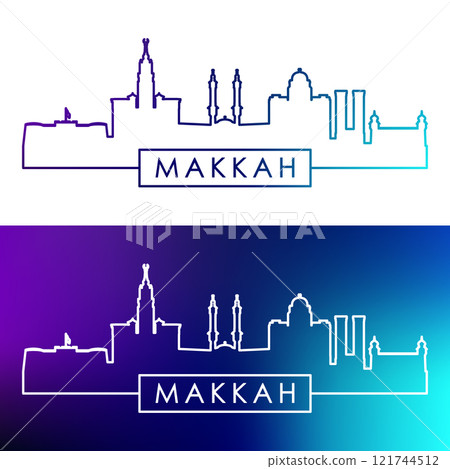 Makkah skyline. 121744512