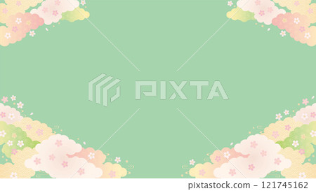 bg material-sakura10-3 vector 121745162