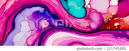 colorful paint background 121745880