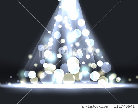 聚光燈照亮的美麗淺色背景 聚光燈照亮的美麗淺色背景 121746641