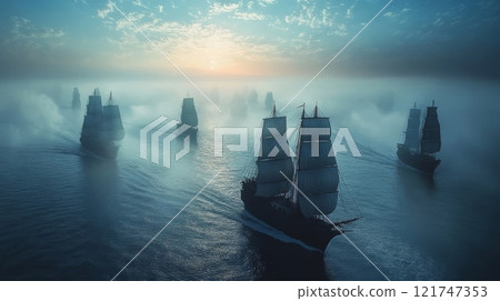 lots of ships 121747353