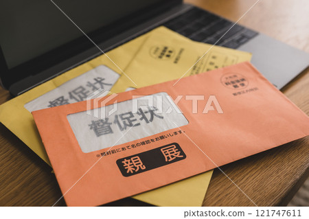 Collection notice tax envelope Collection notice tax envelope 121747611
