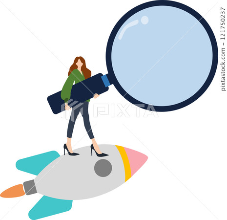 女商人創辦新企業的插圖 121750237