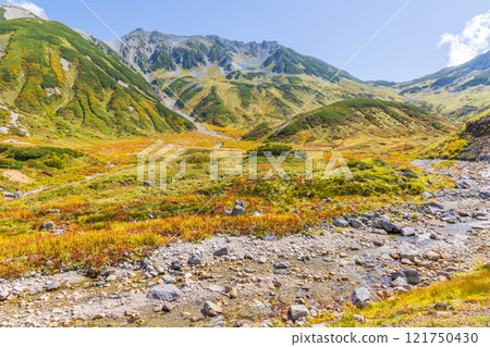 秋天的立山黑部阿爾卑斯山路線~紅葉的雷鳥澤 秋天的立山黑部阿爾卑斯山路線~紅葉的雷鳥澤 121750430