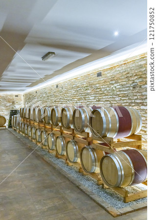 Wine cellar, Cascina Montalbera, Castagnole Monferrato, Piedmont, Italy 121750852