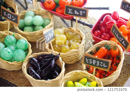 Beautiful vegetable glasswork Beautiful vegetable glasswork 121751070