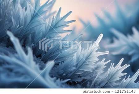 Ice and frost background. 121751143