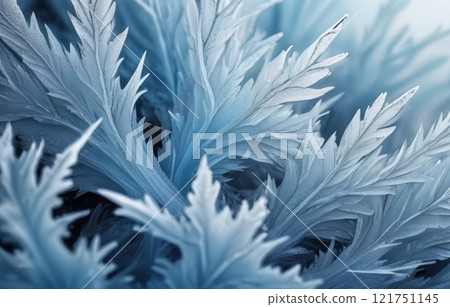 Ice and frost background. 121751145