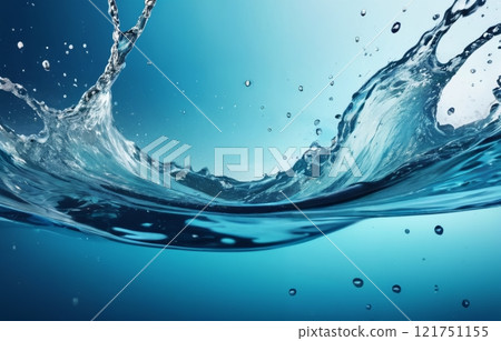 Water splash background. 121751155