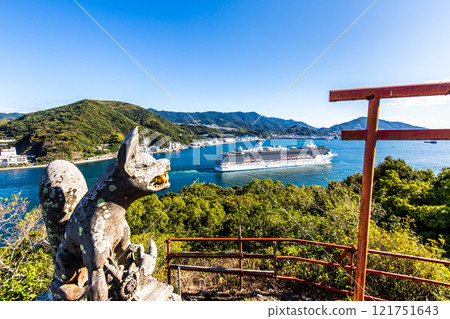 由長崎港（Adora Mediterranea）出發的客船神崎神社（Kinlaku Inari）[長崎市] 121751643