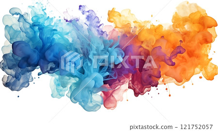 Colorful abstract smoke background representing water conservation for water day Colorful abstract smoke background representing water conservation for water day 121752057