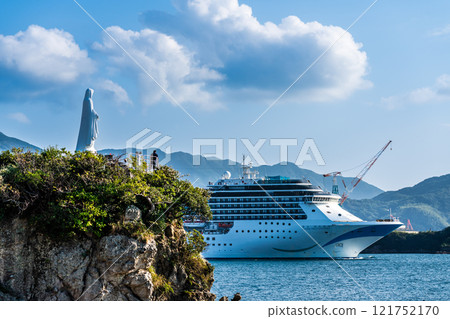客船從長崎港(Adora Mediterranea)出發 從眾神之島、瑪麗亞岬和遊輪【長崎市】 客船從長崎港(Adora Mediterranea)出發 從眾神之島、瑪麗亞岬和遊輪【長崎市】 121752170
